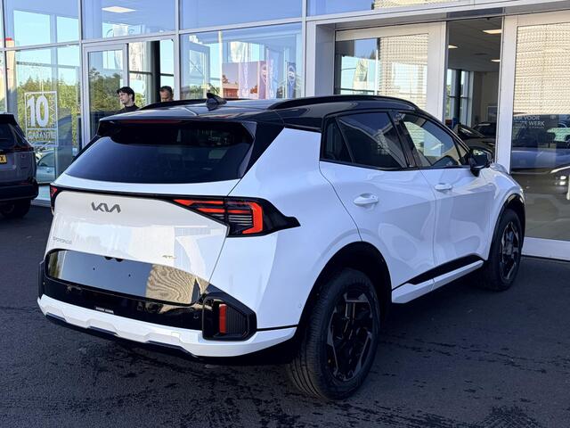 KIA SPORTAGE 1.6 T-GDi Hybrid GT-PlusLine Rijklaarprijs incl. 4000 euro inruilvoordeel | Two-Tone | Stoel/stuurverwarming | Stoelventilatie | Elektrische stoelen met geheugenfunctie | Schuif/kanteldak | HUD