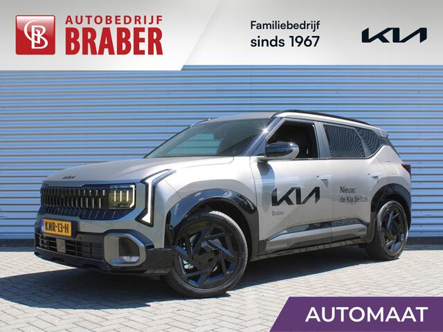 KIA Seltos 1.6 T-GDi DCT7 X-Line Demo Edition | Stuur-/stoelverwarming + ventilatie | 360 Camera | Leer | Elek. stoelverstelling | Inductielader | LED | 19" LM |
