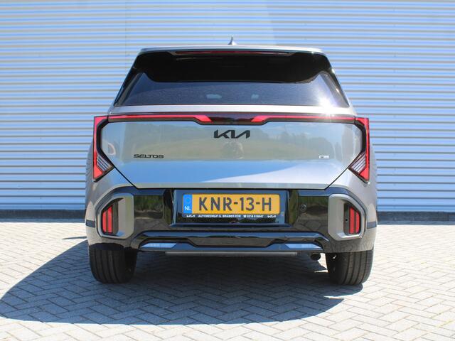 KIA Seltos 1.6 T-GDi DCT7 X-Line Demo Edition | Stuur-/stoelverwarming + ventilatie | 360 Camera | Leer | Elek. stoelverstelling | Inductielader | LED | 19" LM |