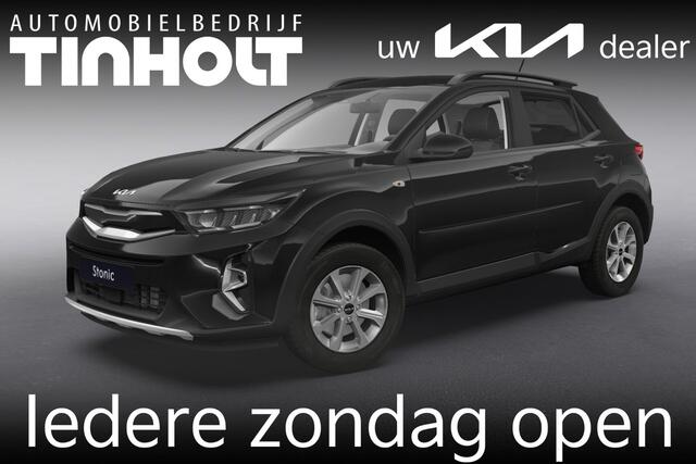 KIA Stonic 1.0 T-GDi MHEV DynamicLine - Direct uit voorraad leverbaar - Aurora Black Pearl