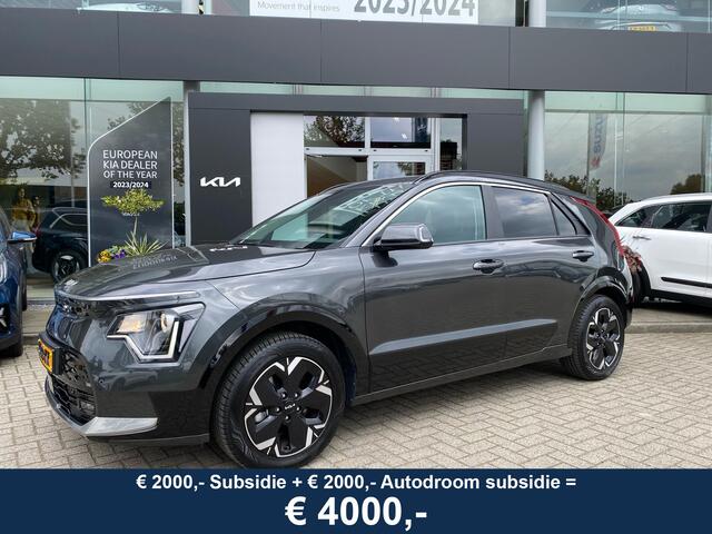 KIA e-Niro EV Edition 64.8 kWh 17inch // stoel en stuur verw. // 10inch navi // info Roel 0492-588951