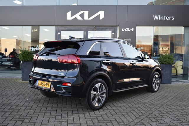 KIA e-Niro DynamicPlusLine 64kWh 3-Fase ECC Cr.Control-Adapt. 10"Navi+Camera BT+USB Stoel+Stuurverw. SK-dak PrivacyGlas PDC Tot 10jr. Kia-Garantie
