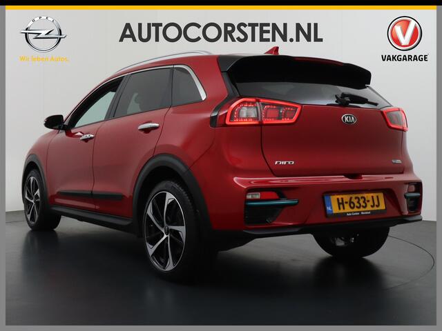 KIA e-Niro 64kWh 204PK Executive-Line Warmtepomp Apple Carplay Android Auto Navi Ecc Leder Camera Adaptieve Cruise Control DAB Pdc Stoel Verwarming/Ventilatie + Elektrisch verstelbaar Keyless Led Achterbank+Stuur Verwarming Dodehoek assistent Regen-Lichtsensor JBL-S