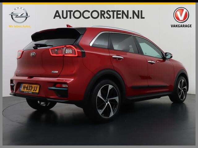KIA e-Niro 64kWh 204PK Executive-Line Warmtepomp Apple Carplay Android Auto Navi Ecc Leder Camera Adaptieve Cruise Control DAB Pdc Stoel Verwarming/Ventilatie + Elektrisch verstelbaar Keyless Led Achterbank+Stuur Verwarming Dodehoek assistent Regen-Lichtsensor JBL-S