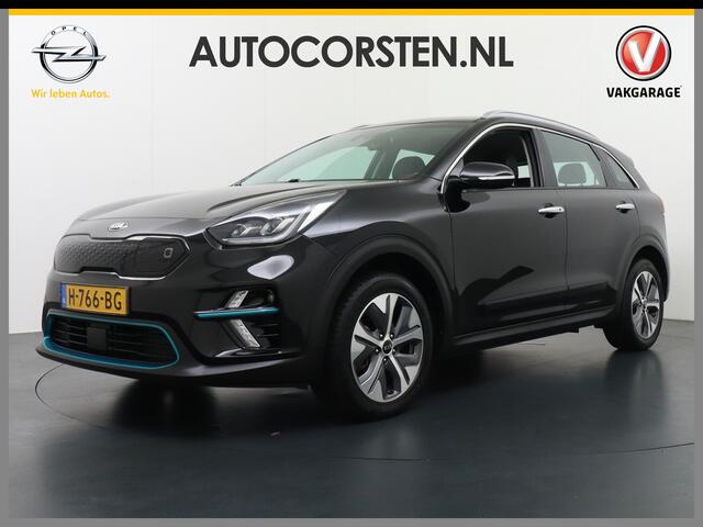 KIA e-Niro 64kWh 204PK Apple Carplay Android Auto Navi Ecc 1/2 Leder Camera Adaptieve Cruise Control Pdc Stoel Verwarming Keyless Led Stuur Verwarming Dodehoek assistent Regen-Lichtsensor Bluetooth Lmv 17" Krachtige en zuinige aandrijflijn met grote accu! ¤45.000 Ni