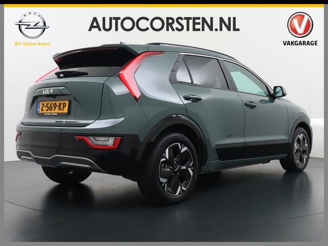 KIA e-Niro EV 64,8 kWh 218 pk Full-Options Executive Leer+Elektr.+Geheug. Adap.Cruise Schuif/Kanteldak HUD Camera Apple Carplay Android Auto Harman&Kardon®-Audio Navi 3d-Digi-Dash.Ecc Pdc Stoelverwarming/ventilatie/koeling Stuur+Achterbankverwarming 3 fase 11kw thui