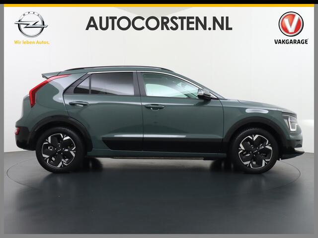 KIA e-Niro EV 64,8 kWh 218 pk Full-Options Executive Leer+Elektr.+Geheug. Adap.Cruise Schuif/Kanteldak HUD Camera Apple Carplay Android Auto Harman&Kardon®-Audio Navi 3d-Digi-Dash.Ecc Pdc Stoelverwarming/ventilatie/koeling Stuur+Achterbankverwarming 3 fase 11kw thui