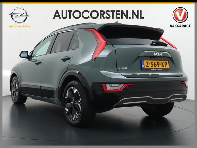 KIA e-Niro EV 64,8 kWh 218 pk Full-Options Executive Leer+Elektr.+Geheug. Adap.Cruise Schuif/Kanteldak HUD Camera Apple Carplay Android Auto Harman&Kardon®-Audio Navi 3d-Digi-Dash.Ecc Pdc Stoelverwarming/ventilatie/koeling Stuur+Achterbankverwarming 3 fase 11kw thui