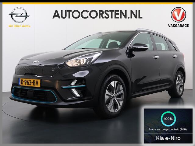 KIA e-Niro EV 64kWh SOH 100% Warmtepomp Adaptive-Cruise Camera Apple Carplay Android Auto Navi Ecc DynamicLine Stoel-Stuurverwarming Pdc Lane Assist VESS DAB Led Isofix Keyless Origineel Nederlandse Auto Nieuwprijs ¤45.000,-