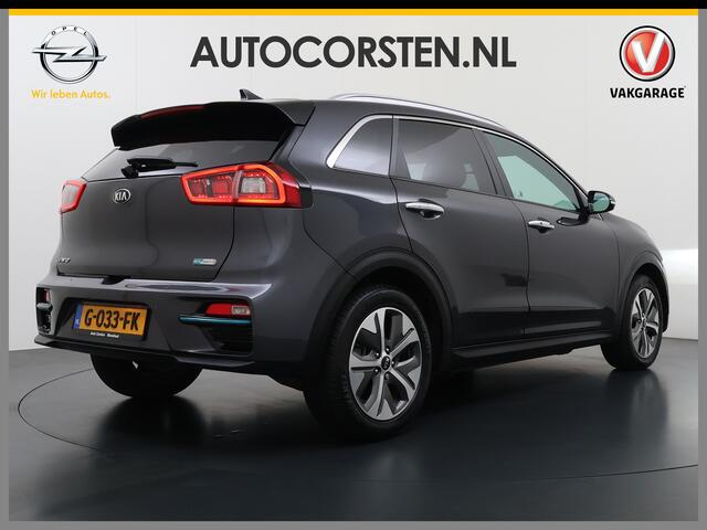 KIA e-Niro ExecutiveLine 64kWh SOH 100% Leder Warmtepomp Elek.Stoel+Memory JBL®-Audio Pdc Navi Ecc Camera Apple Carplay Android Auto Stoelverwarming+Koeling Stuurverwarming Lmv Privacy Glas DAB Vess Lane Assist Blind Spot Origineel Nederlandse Auto Dealeronderhouden