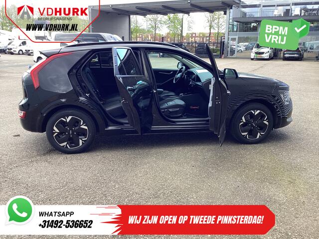 KIA e-Niro EV 463 km WLTP Pano/ Dealer Onderhouden/ Snellader/ Leder/ Adapt.Cruise/ Head-up / Carplay/ Stoelverw./ Stuurverw./ Elek.klep/ Trekhaak/ Camera