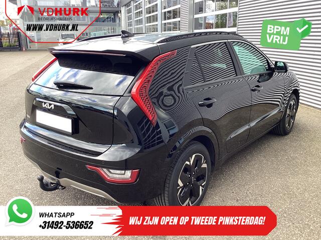 KIA e-Niro EV 463 km WLTP Pano/ Dealer Onderhouden/ Snellader/ Leder/ Adapt.Cruise/ Head-up / Carplay/ Stoelverw./ Stuurverw./ Elek.klep/ Trekhaak/ Camera