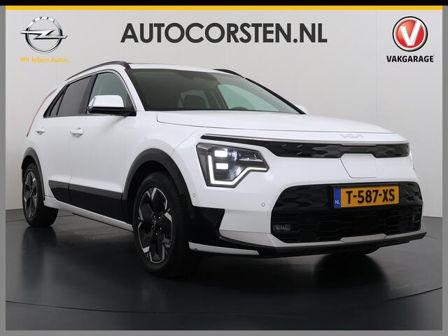KIA e-Niro EV ExecutiveLine 204PK 64.8kWh Adap.Cruise Head-Up Stoelverwarming+Ventilatie Camera Schuif-/Kanteldak Apple Carplay Android Auto Ecc Pdc SOH 100% Elek.Stoelen Memory Privacy Glas DAB Elek.Achterklep Lmv 17" 1e Eigenaar Dealeronderhouden Origineel Nederlandse Auto