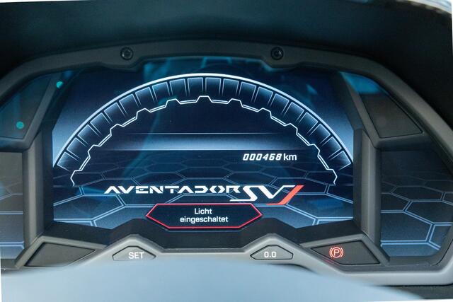 Lamborghini AVENTADOR SVJ Roadster "Ad Personam" Exclusive: from the first owner and delivery mileage, SVJ - also known as "SuperVeloce Jota" (track and performance superiority), Executed in Nero Alecta over Nero Cosmus, "Ad Personam" - Not the standard Aventador SVJ, German