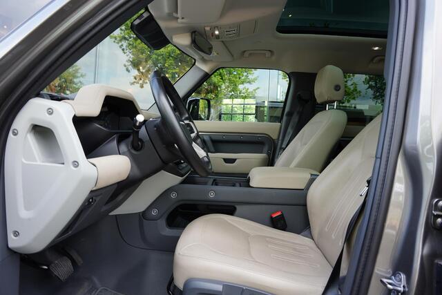 Land Rover DEFENDER P 400 E Hybride BTW Leder Ivory Panorama Dak