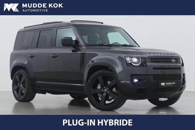 Land Rover DEFENDER P300e 110 X-Dynamic HSE | 6P | Black Pack | ACC | Trekhaak | Panoramadak | Stoelverwarming+Koeling | 22 Inch