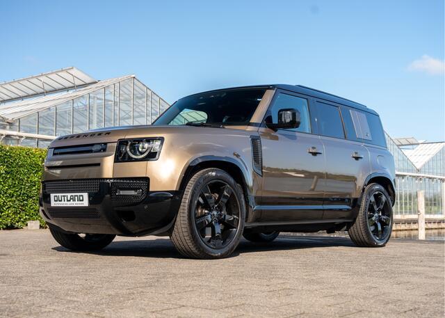 Land Rover DEFENDER P300e 110 X-Dynamic HSE | VERWACHT | Gondwana Stone | URBAN | Alle Opties | Meridian Surround | Head-Up | Standkachel | 3-Zone Airco |