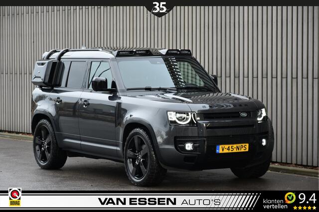 Land Rover DEFENDER 3.0 D200 MHEV 110 SE Grijs Kenteken Luchtvering Pano 360-Camera Trekhaak Meridian BOMVOL!