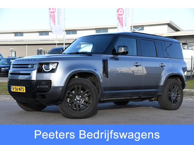 Land Rover DEFENDER Hard Top 3.0 D250 110 MHEV S 360 Camera, Carplay, Automaat, Cruise, Grijs kenteken, 249pk, Leder, LED, Stuurverwarming, BOM VOL!