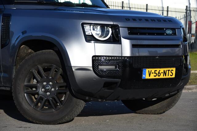 Land Rover DEFENDER Hard Top 3.0 D250 110 MHEV S 360 Camera, Carplay, Automaat, Cruise, Grijs kenteken, 249pk, Leder, LED, Stuurverwarming, BOM VOL!