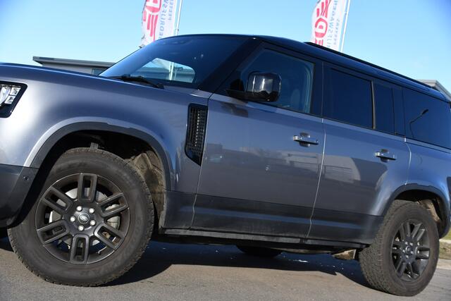 Land Rover DEFENDER Hard Top 3.0 D250 110 MHEV S 360 Camera, Carplay, Automaat, Cruise, Grijs kenteken, 249pk, Leder, LED, Stuurverwarming, BOM VOL!