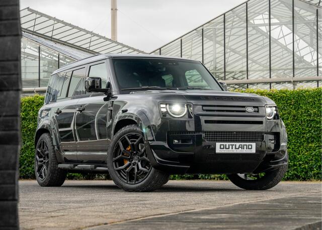Land Rover DEFENDER 110 P300e 110 HSE | Outland Edition II | Full Options | 6-Persoons | Santorini Black | Ebony leder |