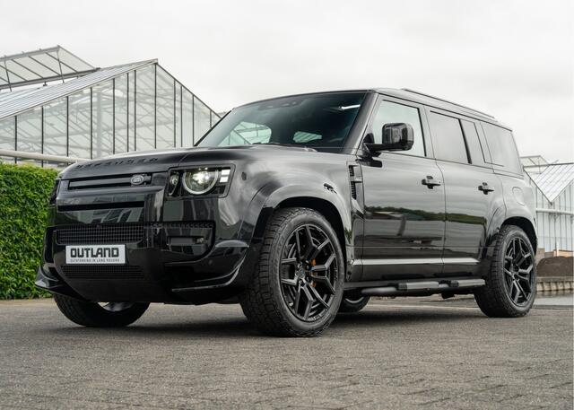 Land Rover DEFENDER 110 P300e 110 HSE | Outland Edition II | Full Options | 6-Persoons | Santorini Black | Ebony leder |