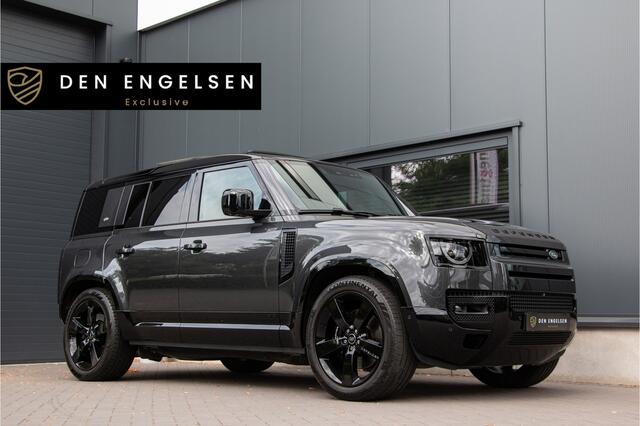 Land Rover DEFENDER 110 5.0 P525 110 V8 | Incl.BTW | NL Auto | ACC | 360 Cam | Head Up | Pano | Luchtvering | Koelkast | Lane & Side Assist | E.Trekhaak 3500kg | Voorruitverwarming + Stuurverwarming | Meridian Audio | 22" | Sport Uitlaat | Garagedeur opener | Nieuwprijs: ¤23