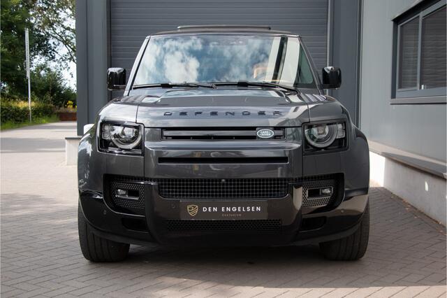 Land Rover DEFENDER 110 5.0 P525 110 V8 | Incl.BTW | NL Auto | ACC | 360 Cam | Head Up | Pano | Luchtvering | Koelkast | Lane & Side Assist | E.Trekhaak 3500kg | Voorruitverwarming + Stuurverwarming | Meridian Audio | 22" | Sport Uitlaat | Garagedeur opener | Nieuwprijs: ¤23