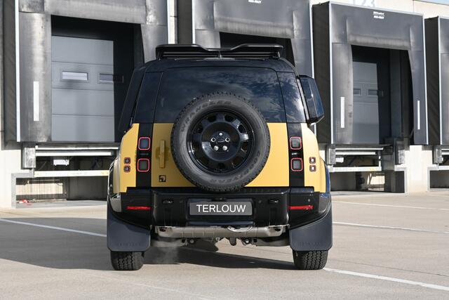 Land Rover DEFENDER 110 2.0 P300e 110 Trophy Edition Deep Sandglow Yellow | € 1.437 per maand*
