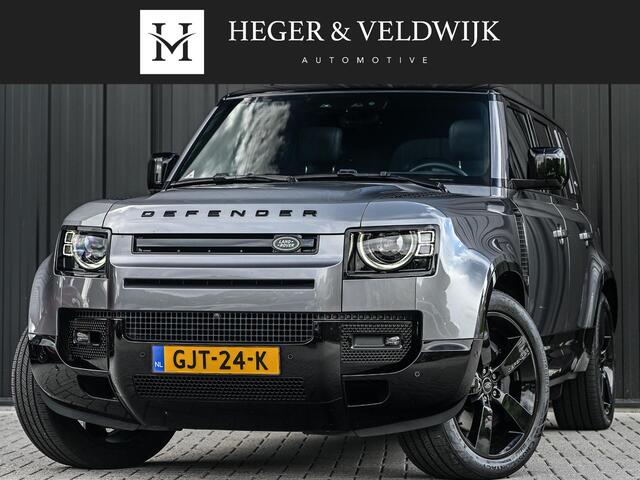 Land Rover DEFENDER 110 2.0 P400e 110 X-Dynamic HSE | Panoramadak | NL-Auto | Dealeronderhouden | Meridian Sound | HUD | 360 Camera | Luchtvering | Stoelverwarming + Ventilatie | Memory Seats | Trekhaak | Koelbox | Ambiance Interieur |