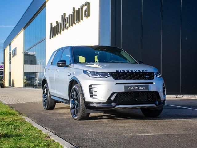 Land Rover DISCOVERY SPORT P300e 1.5 R-Dynamic SE | Adapt. Cruise | Stoelverwarming | Blackpack | Facelift | Panorama dak | 360° camera | 20"