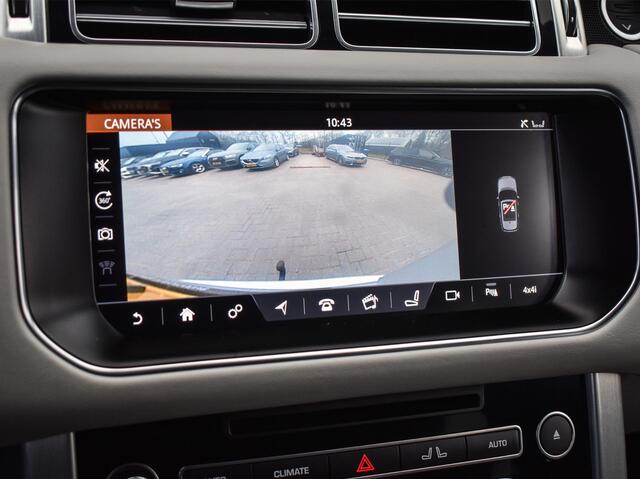 Land Rover RANGE ROVER 5.0 V8 AUTOBIOGRAPHY | LED | MERIDIAN SURROUND | 360 CAMERA | MEMORY SEATS | TREKHAAK | KEYLESS ENTREE | COMFORT SEATS | STOEL VENTILATIE