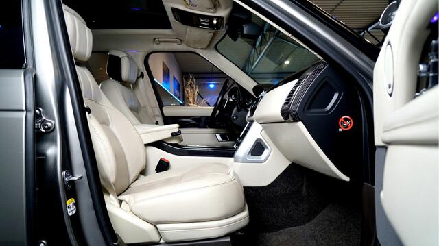 Land Rover RANGE ROVER 3.0 TDV6 Autobiography PANORAMADAK + ADAPT.CRUISE + SOFTCLOSE + MERIDIAN AUDIO + MASSAGESTOELEN + LEER + LUCHTVERING + 360 CAMERA + STOELVERWARMING&-KOELING + EL. ACHTERZETELS + NAPPALEER + MATRIX LED + PARKSENSOREN + 22" LM-VELGEN!!