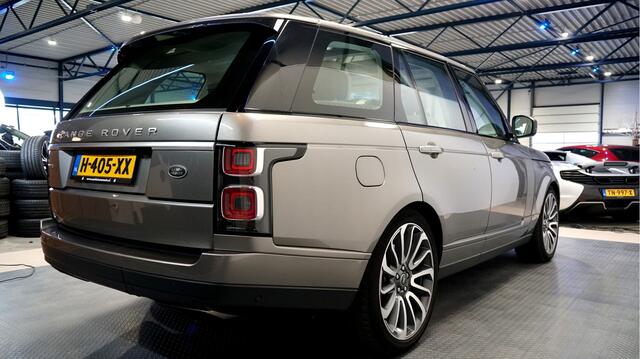 Land Rover RANGE ROVER 3.0 TDV6 Autobiography PANORAMADAK + ADAPT.CRUISE + SOFTCLOSE + MERIDIAN AUDIO + MASSAGESTOELEN + LEER + LUCHTVERING + 360 CAMERA + STOELVERWARMING&-KOELING + EL. ACHTERZETELS + NAPPALEER + MATRIX LED + PARKSENSOREN + 22" LM-VELGEN!!