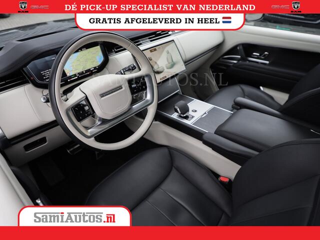 Land Rover RANGE ROVER P550e | NIGHT | GARANTIE TOT 14-03-2029 | HEAD-UP | ACHTERAS BESTURING | SOFT CLOSE | PHEV | 23 INCH VELGEN | PANORAMADAK | STUURVERWARMING | STOEL KOELING | Fabrieksgarantie tot 14-03-2029 - Geniet van gemoedsrust met uitgebreide dekking tot deze datum. 
