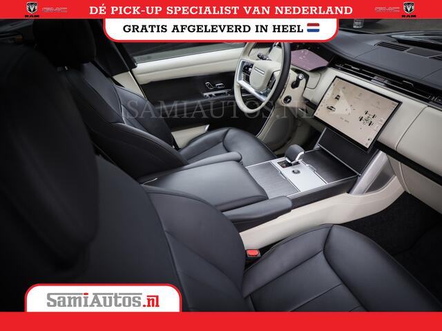 Land Rover RANGE ROVER P550e | NIGHT | GARANTIE TOT 14-03-2029 | HEAD-UP | ACHTERAS BESTURING | SOFT CLOSE | PHEV | 23 INCH VELGEN | PANORAMADAK | STUURVERWARMING | STOEL KOELING | Fabrieksgarantie tot 14-03-2029 - Geniet van gemoedsrust met uitgebreide dekking tot deze datum. 