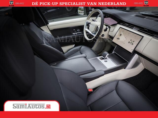 Land Rover RANGE ROVER P550e | NIGHT | GARANTIE TOT 14-03-2029 | HEAD-UP | ACHTERAS BESTURING | SOFT CLOSE | PHEV | 23 INCH VELGEN | PANORAMADAK | STUURVERWARMING | STOEL KOELING | Fabrieksgarantie tot 14-03-2029 - Geniet van gemoedsrust met uitgebreide dekking tot deze datum. 