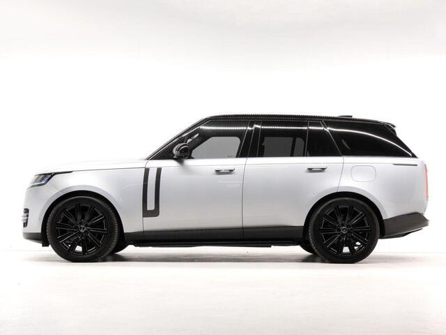 Land Rover RANGE ROVER 3.0 P440e | ACC | 360 Cam | E.Treeplanken | E.Trekhaak 2500kg | 2 Jaar garantie | Stuurverwarming | Leather Package | Massage & Koeling 4x | Pano | Lane & Side Assist | Achterasbesturing | 22" | Head-Up | Lane & Side Assist | Homelink | Black Pack | Appl