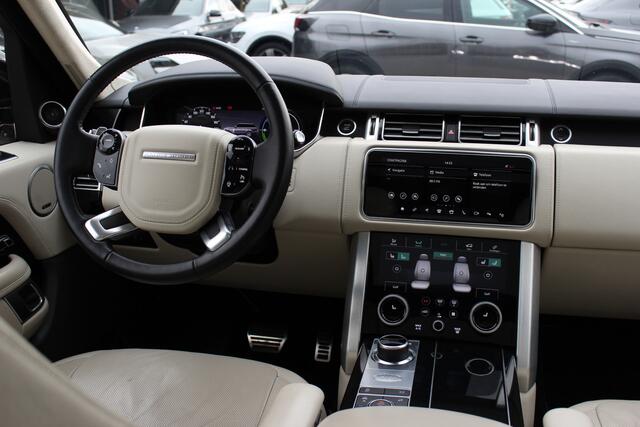 Land Rover RANGE ROVER 2.0 P400e LWB Autobiography Nieuwpr. ¤185.000,- / Trekhaak / Panoramadak / 360Camera / Head-up / Meridian / Softclose / 21'' / Luchtvering / Entertainment Systeem / Keyless / Luxe Leder / Stoelventilatie 4x / Stoelverwarming 4x / Dodehoek