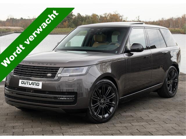 Land Rover RANGE ROVER P550e Autobiography | VERWACHT | Charente Grey Metallic | Cognac leder | Hot Stone massage | 23" inch |