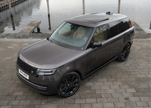 Land Rover RANGE ROVER P550e Autobiography | VERWACHT | Charente Grey Metallic | Cognac leder | Hot Stone massage | 23" inch |