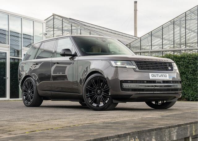 Land Rover RANGE ROVER P550e Autobiography | VERWACHT | Charente Grey Metallic | Cognac leder | Hot Stone massage | 23" inch |