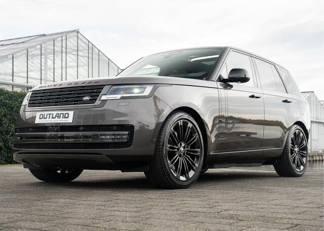 Land Rover RANGE ROVER P550e Autobiography | VERWACHT | Charente Grey Metallic | Cognac leder | Hot Stone massage | 23" inch |