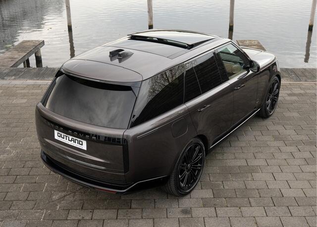 Land Rover RANGE ROVER P550e Autobiography | VERWACHT | Charente Grey Metallic | Cognac leder | Hot Stone massage | 23" inch |