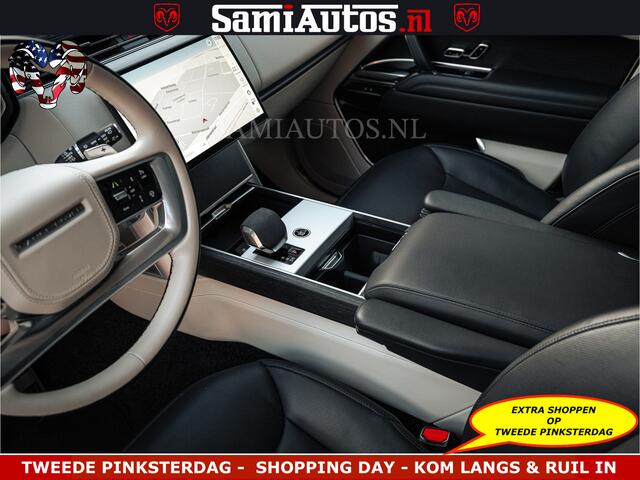 Land Rover RANGE ROVER P550e 551 PK GARANTIE TOT 14-03-2029 | ACHTERAS BESTURING | SOFT CLOSE | HEAD-UP | FACELIFT MODEL | 23 INCH VELGEN | PANORAMADAK | STUURVERWARMING | STOEL KOELING | Incl btw | Fabrieksgarantie tot 14-03-2029 - Geniet van gemoedsrust met uitgebreide dekkin