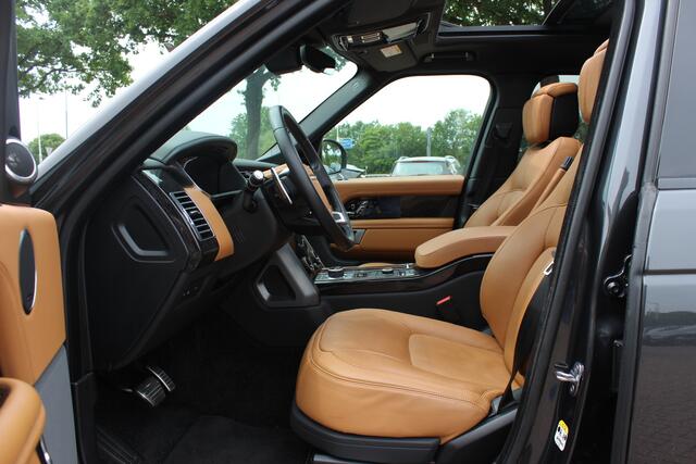 Land Rover RANGE ROVER P400e Fifty / Panoramadak / 360Camera / Head-up / Softclose / Meridian / Laser LED / Keyless / 21'' / Luchtvering / Stoelmassage / Stoelventilatie+Verwarming 4x / Stuurvewarming / Dodehoek / DAB / Cruise