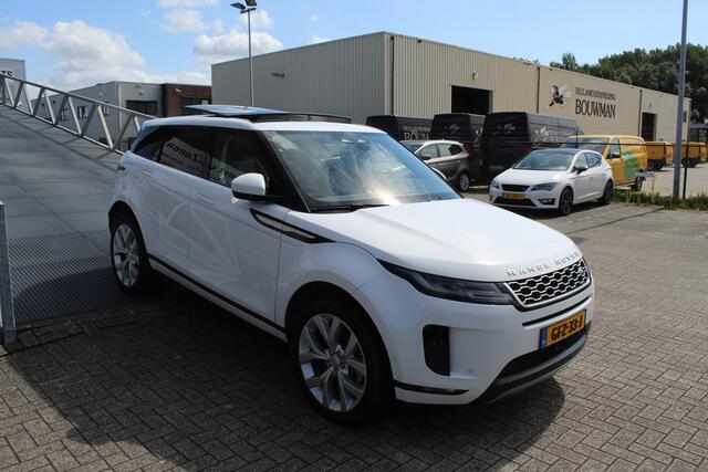 Land Rover RANGE ROVER EVOQUE 1.5 P300e AWD Panoramadak/"Groot" Virtueel cockpit/360 Camera/Navigatie/Adaptive cruise control/Elektr. achterklep/Lederen bekleding/Memory bestuurderstoel/Apple carplay/Lane assist/Dab+/Dodehoek detectie/20 Inch