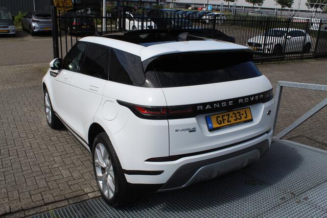 Land Rover RANGE ROVER EVOQUE 1.5 P300e AWD Panoramadak/"Groot" Virtueel cockpit/360 Camera/Navigatie/Adaptive cruise control/Elektr. achterklep/Lederen bekleding/Memory bestuurderstoel/Apple carplay/Lane assist/Dab+/Dodehoek detectie/20 Inch