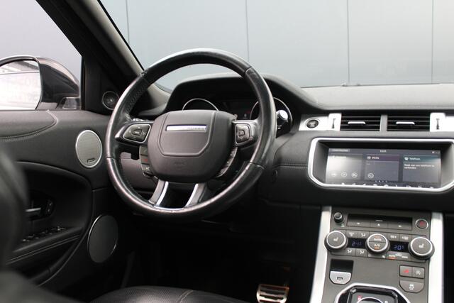 Land Rover RANGE ROVER EVOQUE 2.0 TD4 Autobiography | incl. 12 maanden garantie | Black Exterior Pack | Meridian Sound system | 20" Lichtmetalen velgen | Elektrische kofferklep | Luxe lederen bekleding | Navigatie | Apple Carplay | Geheugenstoelen | Stoel + stuurverwarming | Dodehoek 